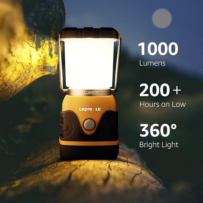 Lepro 1000LM Battery Powered LED Camping Lantern