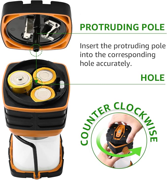 Lepro 1000LM Battery Powered LED Camping Lantern