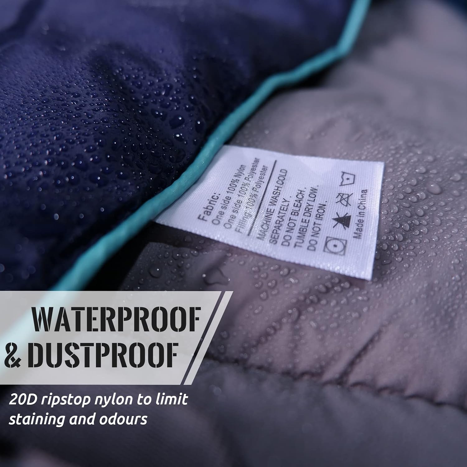 Outdoor Puffy Camping Blanket, 55 × 79"