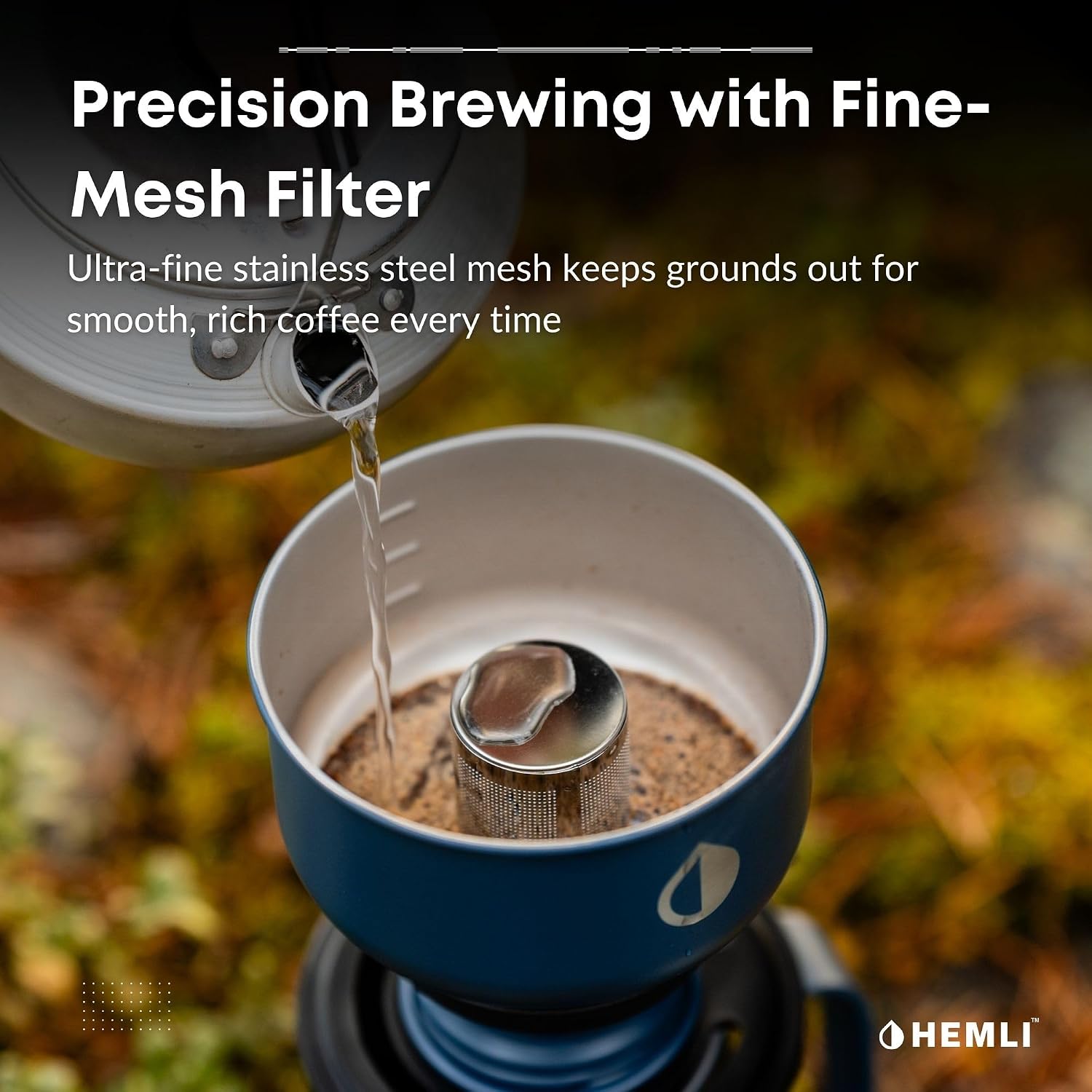 16 oz Pour Over Camp Coffee Maker Set