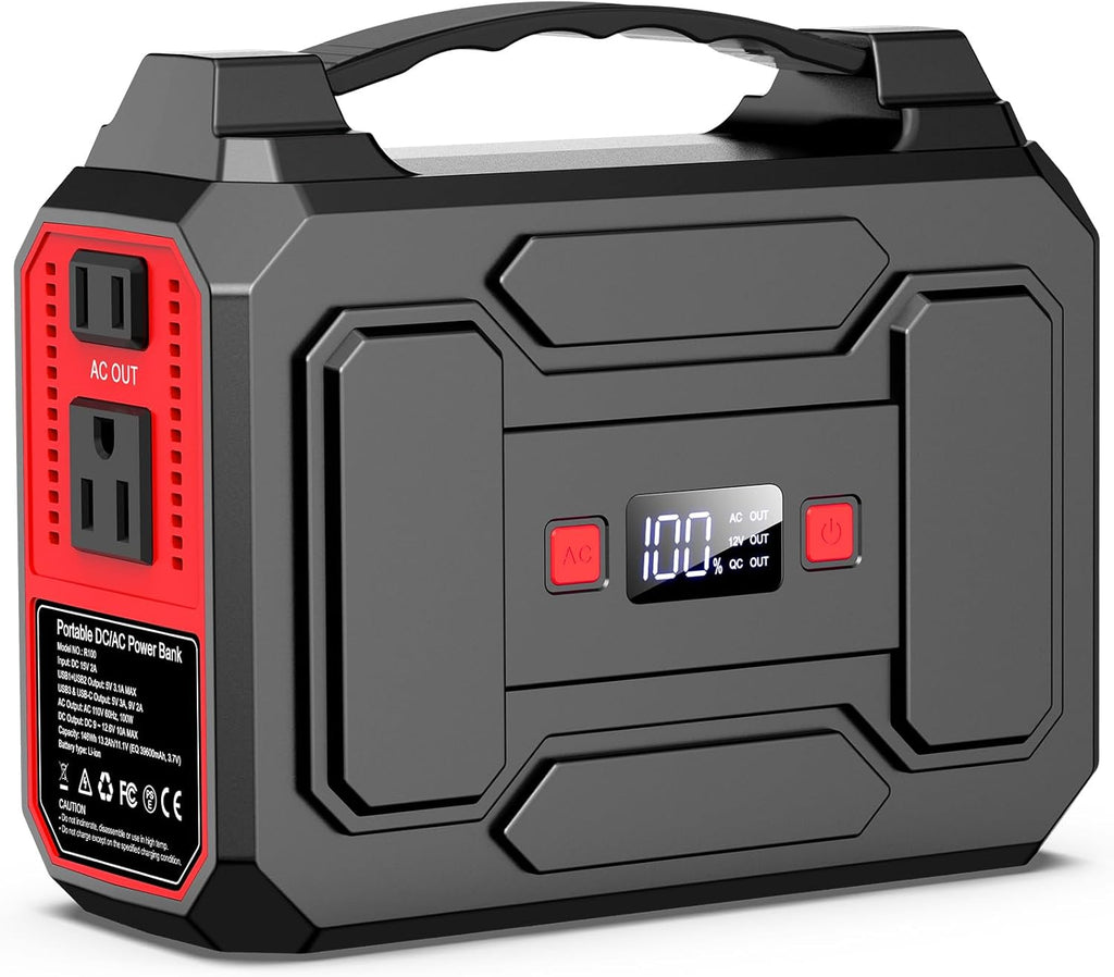 Portable Power Station, 146Wh 100W