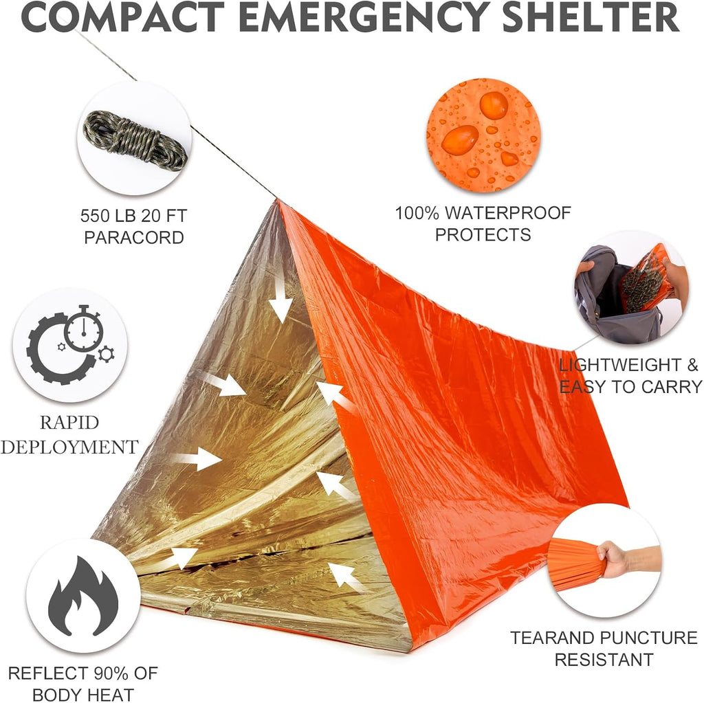 ANLOKE Emergency Survival Tent Shelter, 2 Person