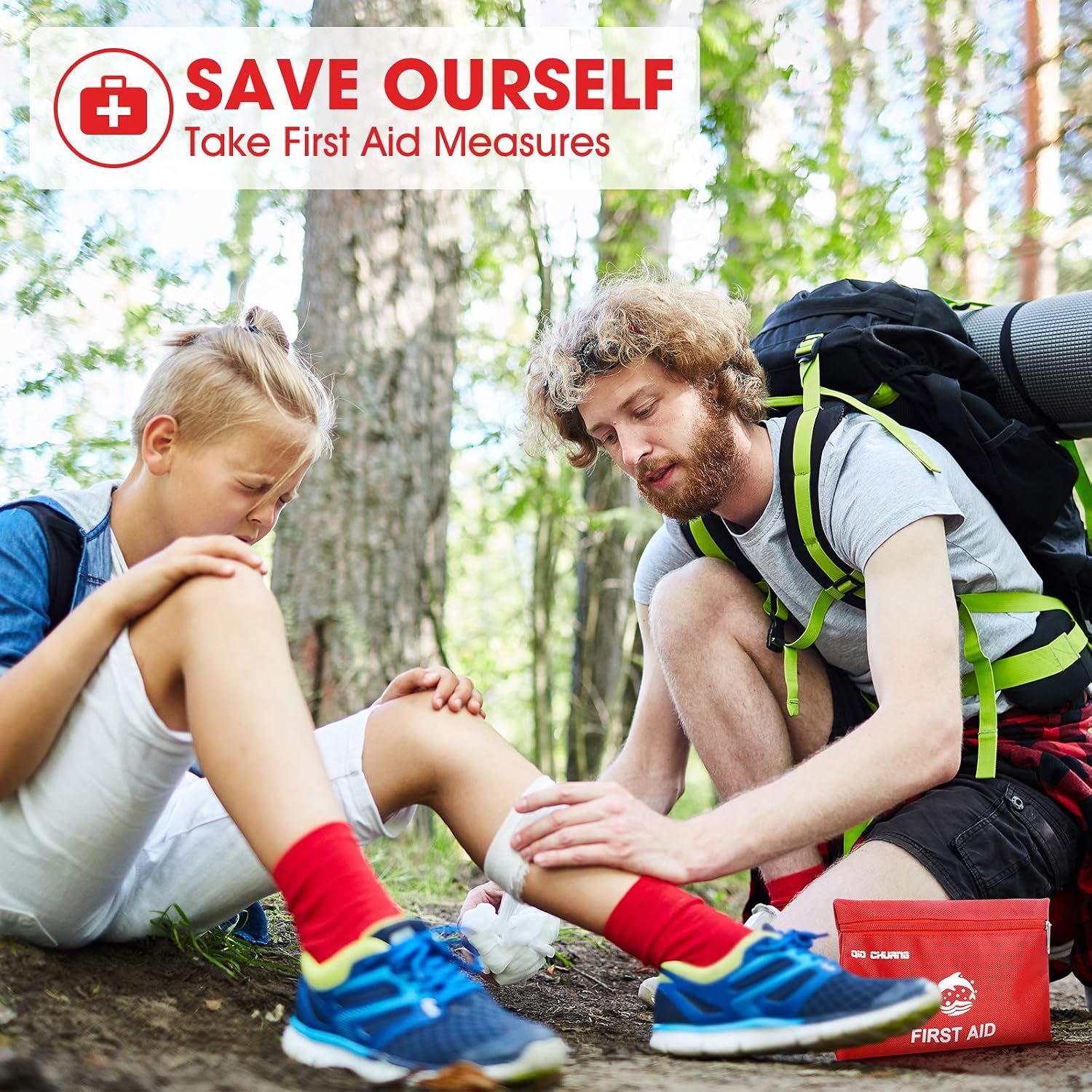 Small First Aid Kit, 87 Pieces
